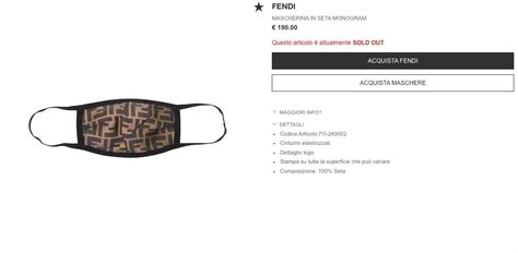 Mascherine FENDI sold out: trendy ma inutili contro il Coronavirus